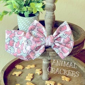 Animal Crackers Baby Bow/Baby Headwrap